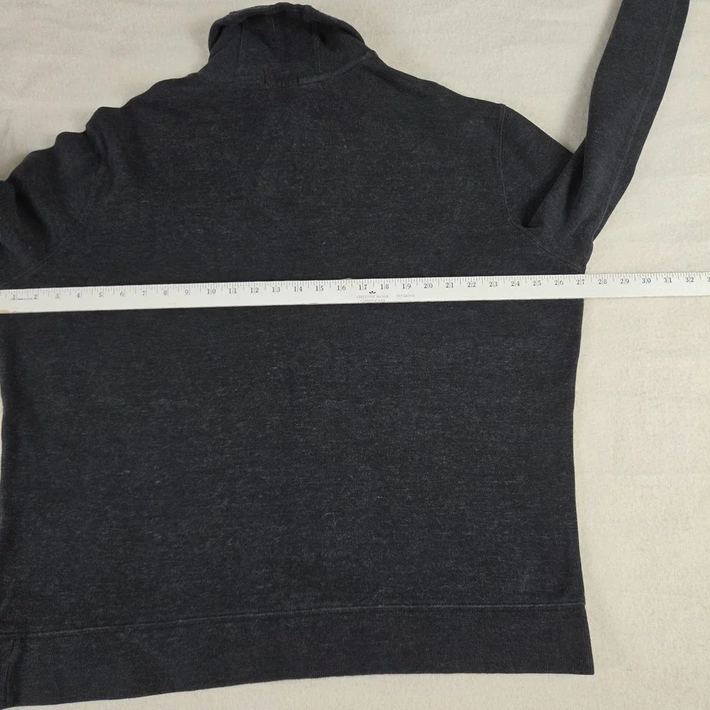 Vtg Polo Ralph Lauren Button Shawl Neck Sweater Mens XXL Charcoal Dark Gray